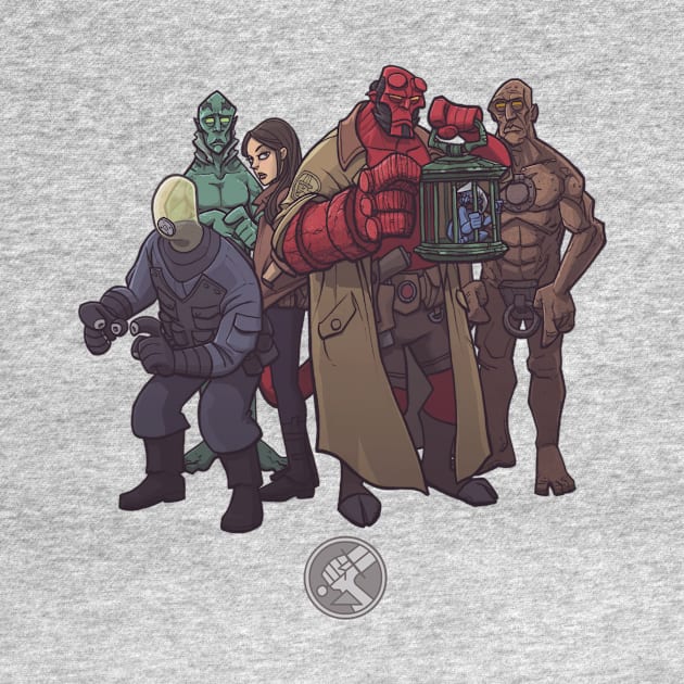 Hellboy & gang by DCMiller01